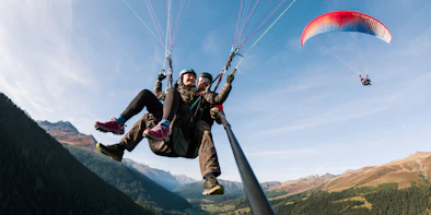 Vol en parapente à Davos